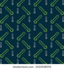 Thermometer design trendy repeating pattern colorful illustration background