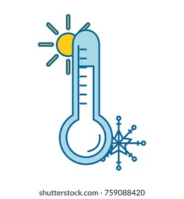 thermometer device isolated icon