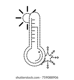 thermometer device isolated icon