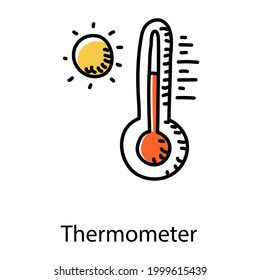 Termómetro en forma de doodle, dispositivo de medición de temperatura 