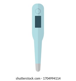 Thermometer flat icon illustration. Vector.