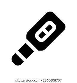 thermometer glyph icon. vector icon for your website, mobile, presentation, and logo design.