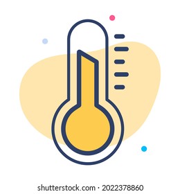 Thermometer Healthcare Medical, vector graphic Illustration Icon.