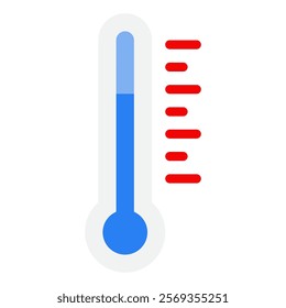 Thermometer Hospital Doctor Icon Illustration