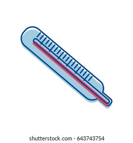 thermometer hospital tool icon