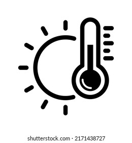 thermometer hot icon - From forecast, Climate and Meteorology icon