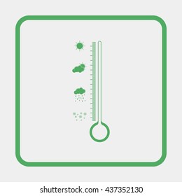Thermometer icon.