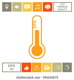 Thermometer icon.