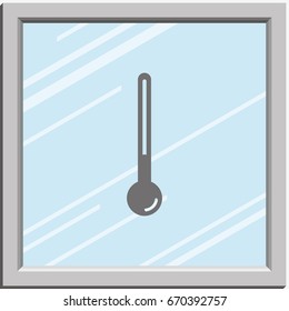 Thermometer icon.