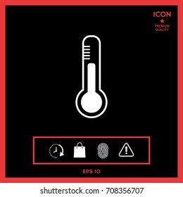 Thermometer icon.