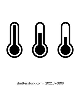 thermometer icon for apps and web sites