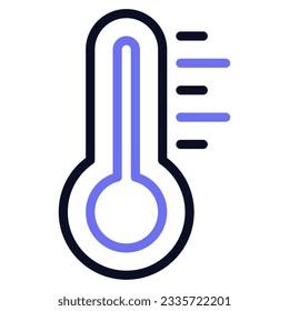 Icono del termómetro puede utilizarse para uiux, etc