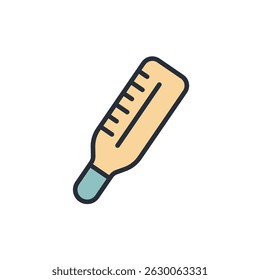 thermometer icon collection .design style with background