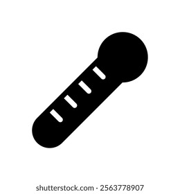 Thermometer icon. Concept of temperature, fever, and illness.