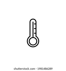 Thermometer icon design, eps 10