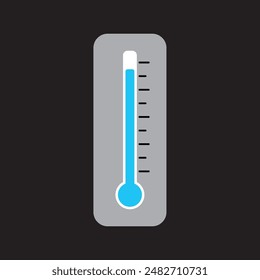 thermometer icon design. temperature measurement device sign and symbol.