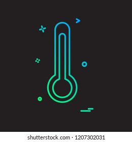 thermometer icon design vector