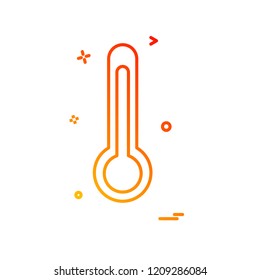 thermometer icon design vector