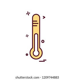 thermometer icon design vector