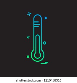 thermometer icon design vector