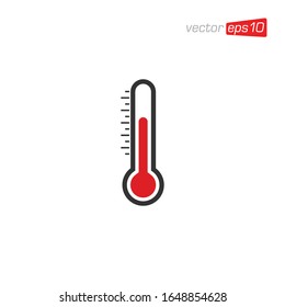 Ilustración del vector de diseño de iconos termómetros