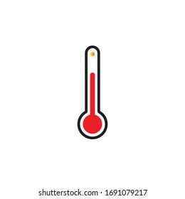 ilustración vectorial de diseño de iconos termómetros