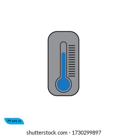 thermometer icon design vector illustration