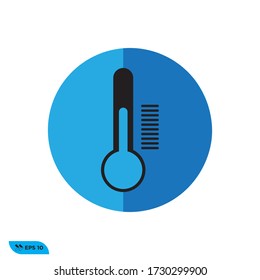 ilustración vectorial de diseño de iconos termómetros