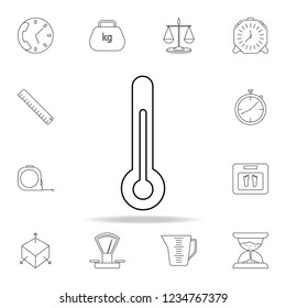 thermometer icon. Detailed set of measuring instruments icons. Premium graphic design. One of the collection icons for websites, web design, mobile app