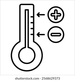 Thermometer Icon Element For Design