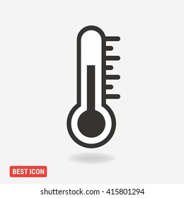 Thermometer icon, icon eps 10