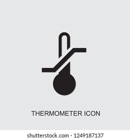 thermometer icon. filled thermometer icon from logistics collection. Use for web, mobile, infographics and UI/UX elements. Trendy thermometer icon.