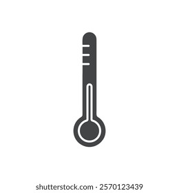 thermometer icon Flat logo set collection