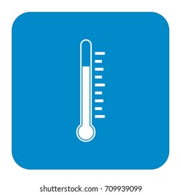 Thermometer icon. Flat Vector illustration
