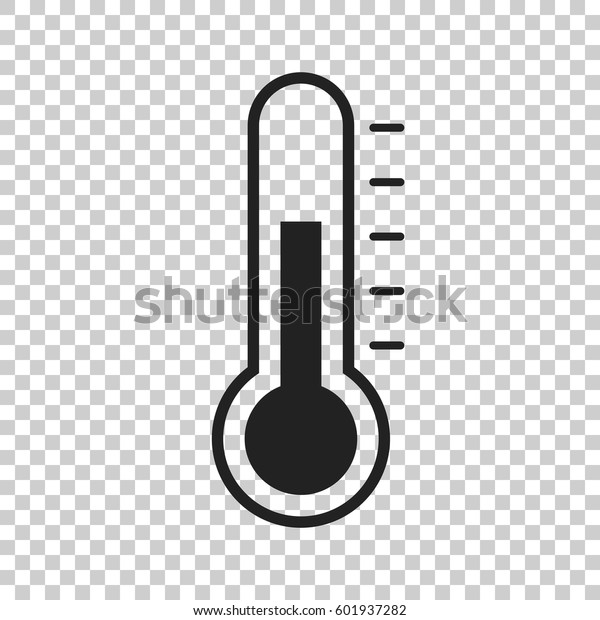 温度計のアイコン 分離型背景にゴールフラットベクターイラスト のベクター画像素材 ロイヤリティフリー