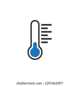Thermometer icon graphic design template vector isolated
