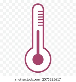 Thermometer icon. Hot, cold temperature vector. Warm, freeze weather. Celsius, Fahrenheit degree. Colorful Thermometer Design icon.