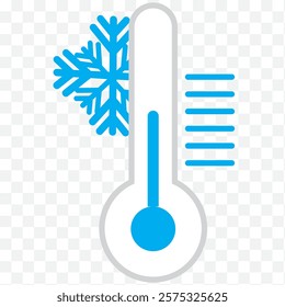 Thermometer icon. Hot, cold temperature vector. Warm, freeze weather. Celsius, Fahrenheit degree. Colorful Thermometer Design icon.