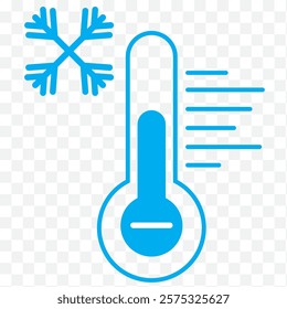 Thermometer icon. Hot, cold temperature vector. Warm, freeze weather. Celsius, Fahrenheit degree. Colorful Thermometer Design icon.