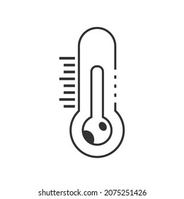 Thermometer icon icons symbol vector elements for infographic web