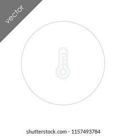 thermometer icon - illustration