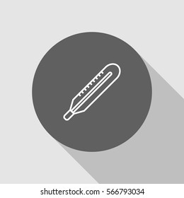 thermometer icon illustration isolated vector sign symbol