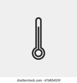 Thermometer  icon illustration isolated vector sign symbol