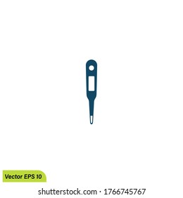 thermometer icon illustration symbol simple design element logo template
