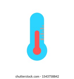thermometer icon isolated on white background. vector illustration