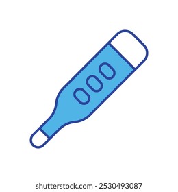Icono del termómetro aislado en un fondo blanco. Ilustración vectorial.