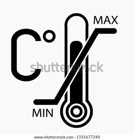 Thermometer icon labeled 