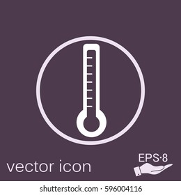 thermometer icon. laboratory equipment