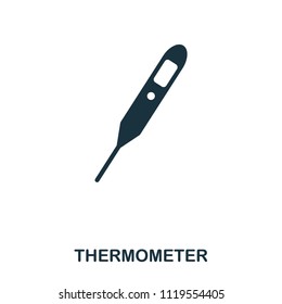 Thermometer icon. Line style icon design. UI. Illustration of thermometer icon. Pictogram isolated on white. Ready to use in web design, apps, software, print.