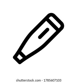 icono termómetro con estilo de línea. puedes usar en aplicación móvil o sitio web.